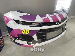 NASCAR Race Used Sheet Metal Jimmie Johnson Front Nose 2020 HMS White
