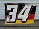 Nascar Race Used Sheetmetal Jake Griffin #34 Bristol Dirt