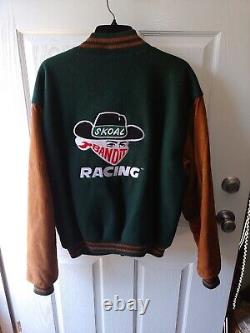 NASCAR Race Used Skoal Bandit Racing Pit Crew Coat Large Clean Jacket. #5