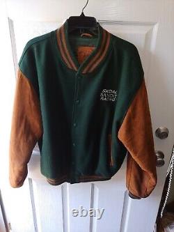 NASCAR Race Used Skoal Bandit Racing Pit Crew Coat Large Clean Jacket. #5