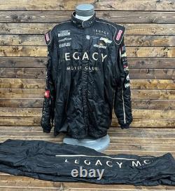 NASCAR SIMPSON Race Used 2pc Firesuit Legacy Motor Club SFI 3.4/5 Size C46-W36-L