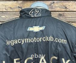 NASCAR SIMPSON Race Used 2pc Firesuit Legacy Motor Club SFI 3.4/5 Size C46-W36-L