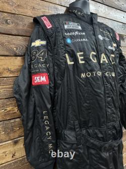 NASCAR SIMPSON Race Used Firesuit Legacy Motor Club SFI 3.4/5 Size C46-W34-L30