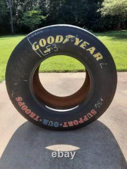 NASCAR SUPPORT OUR TROOPS Race Used Tire RARE COKE 400 DAYTONA #36 Patriotic