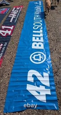 NASCAR Sabco Racing Kenny Irwin Jr #42 BellSouth Race Used Pit Wall Banner
