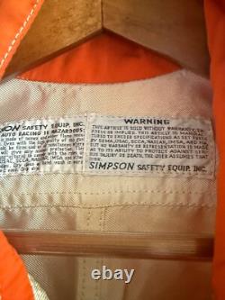 NASCAR Vintage 1980's J. D. McDuffie Race Used Drivers Suit