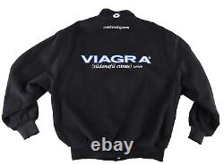 NASCAR Winston Cup Roush Racing JH Design Mens L Blk Jacket Mark Martin Viagra