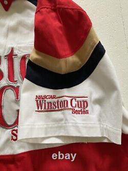 NASCAR Winston Cup Series Pit Crew Uniform Button Up Short Sleeve Shirt 2XL