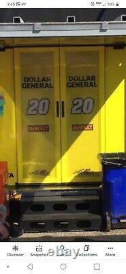 NASCAR race used Joe Gibbs Racing hauler doors 11 19 20 something different