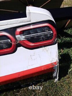 NASCAR race used sheet metal Scott Heckert malco rear Camaro bumper