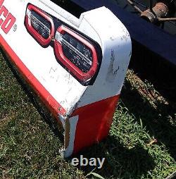 NASCAR race used sheet metal Scott Heckert malco rear Camaro bumper