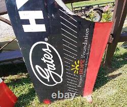 NASCAR race used sheetmetal colby Howard 2022 Foundation rear quarter