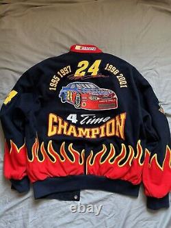 NASCAR vintage CHASE AUTHENTICS Jeff Gordon Championship Jacket Size MEDIUM