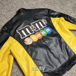 NEW Vintage Rare M&M Nascar Racing Candy Bass Pro Shop Promo Jacket Size Large