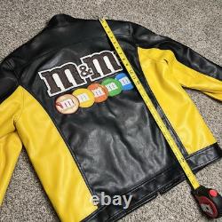 NEW Vintage Rare M&M Nascar Racing Candy Bass Pro Shop Promo Jacket Size Large