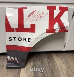 NOAH GRAGSON #4 SIGNED Rural King Quarter Panel Sheet Metal Race Used NASCAR