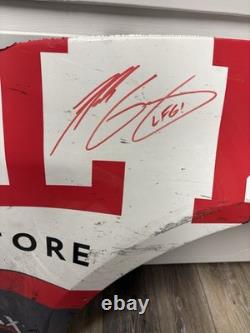 NOAH GRAGSON #4 SIGNED Rural King Quarter Panel Sheet Metal Race Used NASCAR