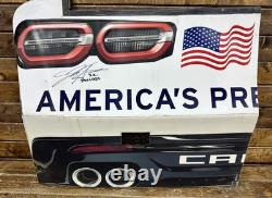 Nascar #32 Jordan Anderson 2025 Talladega Race Used Corner Bumper Autographed