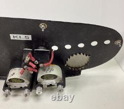 Nascar Asa Arca Racing Used Dashboard / Autometer Data Gauges / Carbon Fiber