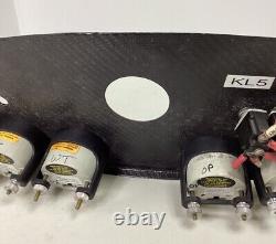 Nascar Asa Arca Racing Used Dashboard / Autometer Data Gauges / Carbon Fiber