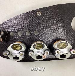 Nascar Asa Arca Racing Used Dashboard / Autometer Data Gauges / Carbon Fiber