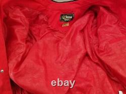 Nascar Chase Authentics Dale Earnhardt Jr Budweiser Racing Jacket Red Mens Med