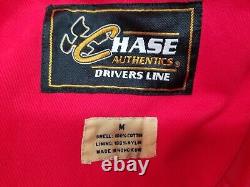 Nascar Chase Authentics Dale Earnhardt Jr Budweiser Racing Jacket Red Mens Med