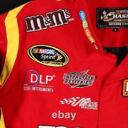 Nascar Chase Kyle Busch M&M Red Racing Jacket Size Large Men's