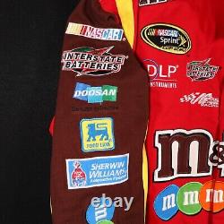 Nascar Chase Kyle Busch M&M Red Racing Jacket Size Large Men's