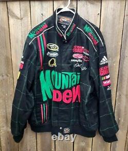 Nascar Dale Earnhardt Jr. Racing Jacket Mountain Dew GM Adidas JR Nation Size XL