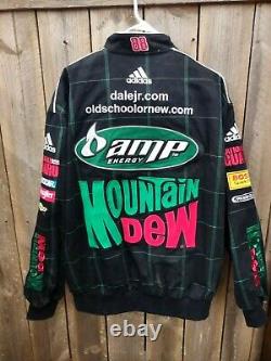 Nascar Dale Earnhardt Jr. Racing Jacket Mountain Dew GM Adidas JR Nation Size XL