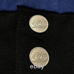 Nascar Jacket Mens Sz L Ford Racing Champions Apparel Y2K Bomber Embroidered