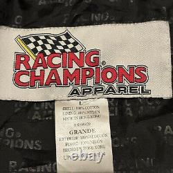 Nascar Jacket Mens Sz L Ford Racing Champions Apparel Y2K Bomber Embroidered