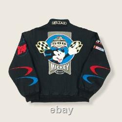 Nascar Jacket Size Small Mickey Disney Vintage USA Racing JH Designs