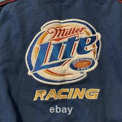 Nascar Jacket Winner's Circle Vintage Size L Rusty Wallace #2 Miller Lite Racing