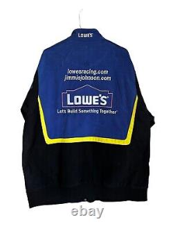 Nascar Jimmy Johnson #48 Lowe's Racing Jacket Chase Authentics Drivers Line XLT