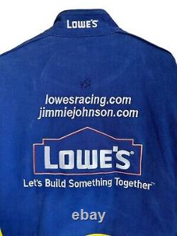 Nascar Jimmy Johnson #48 Lowe's Racing Jacket Chase Authentics Drivers Line XLT