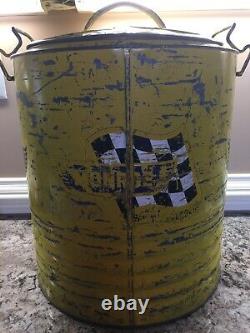 Nascar Late 60's Mario Andretti Race Used Water Cooler