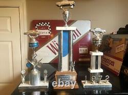 Nascar Late Model Sportsman (3) 1972 Richie Panch Race Used Trophies