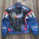 Nascar Leather Bomber Jacket 4 Leather Colors! Xl Chase Authentics Jh Design