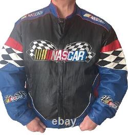 Nascar Leather Bomber Jacket 4 Leather Colors! XL Chase Authentics JH Design