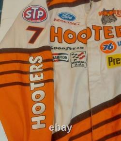 Nascar Mens Size M Alan Kulwicki Hooters Snap Button Jacket Chase Authentics