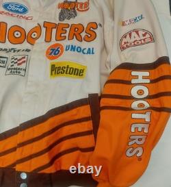 Nascar Mens Size M Alan Kulwicki Hooters Snap Button Jacket Chase Authentics