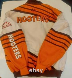 Nascar Mens Size M Alan Kulwicki Hooters Snap Button Jacket Chase Authentics