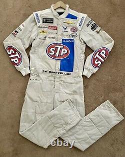 Nascar Race Worn Used Bubba Wallace Fire Driver Suit Rookie Throwback #43
