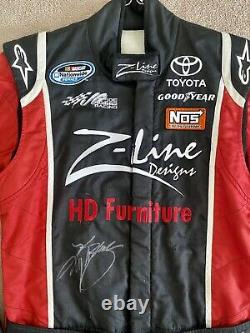 Nascar Race Worn Used Kyle Busch Fire Suit Fontana 2009 WIN Championship Season