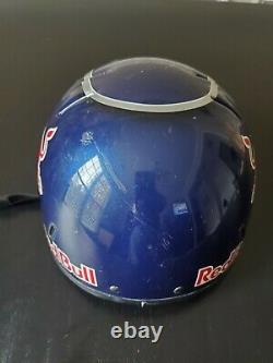 Nascar Red Bull Racing Team Pit Crew Helmet Brian Vickers Kasey Khane Race Used