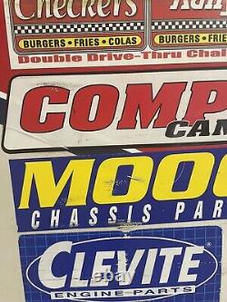 Nascar Rusty Wallace Race Used Sheetmetal Fender Piece 2005 Sears Point LOGOs
