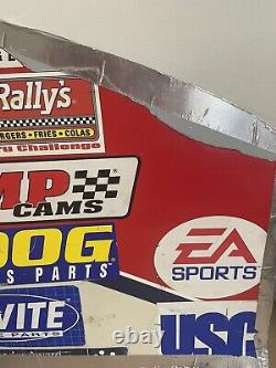 Nascar Rusty Wallace Race Used Sheetmetal Fender Piece 2005 Sears Point LOGOs