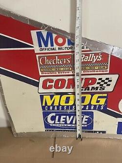 Nascar Rusty Wallace Race Used Sheetmetal Fender Piece 2005 Sears Point LOGOs